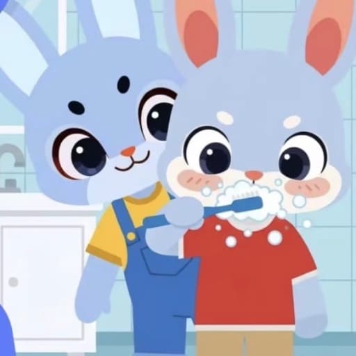 Max brushing Tom’s teeth, the scene used as the $TOM token logo
